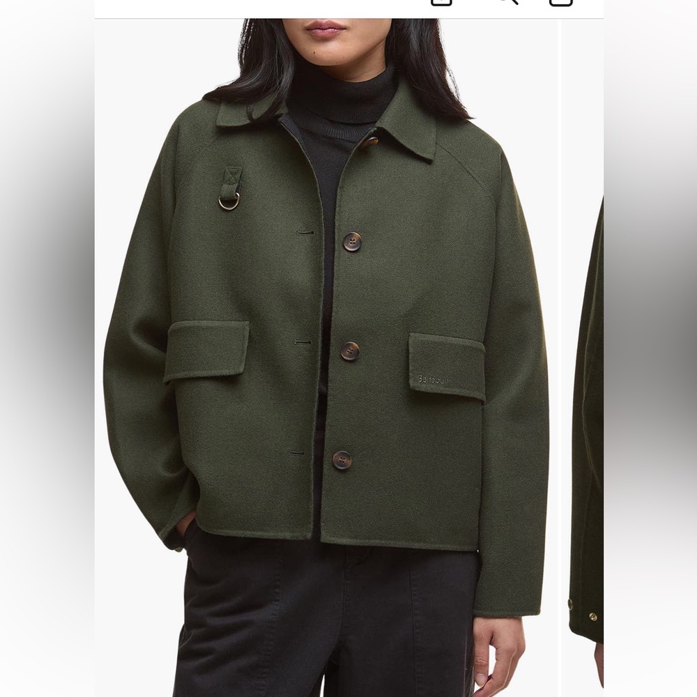 Barbour Green Women's Leonie Overshirt